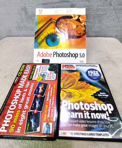 Photoshop manual book cd - manual,